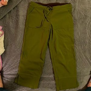 Prana climbing pants size medium green